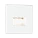 Produktbild Paulmann 93093 LED Einbauleuchte Wandeinbauleuchte Edge Quadro Set 80x5mm 50lm 230V eckig incl. 1x1,2 Watt Weiß matt Kunststoff 2700 K