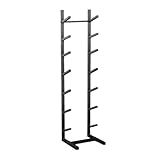 MegLob Snowboard Stand Rack, Large Capacity Snowboard Storage Holder, Commercial Skateboard Display Stand for Skis, Indoors Snowboards Display Stand, Ski Storage Rack for Garage,Black Hold 7 pcs