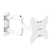 QualGear Qg-TM-005-WHT 23-Inch to 42-Inch Premium Quality Contemporary Style Ultra Low Profile Full Motion Wall Mount Led TVs, White [UL Listed]