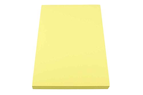 House of Card & Paper A2 210 GSM Coloured Card - Yellow (Pack of 25 Sheets), A2 Size 420 x594mm