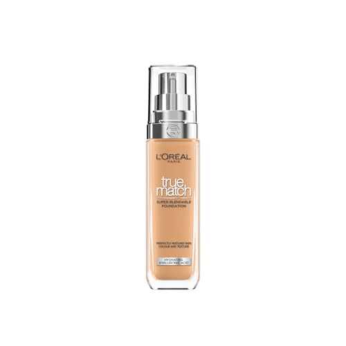 Image of L'OREAL PARIS True Match Super Blendable Liquid Foundation With Matte, Natural Finish (Golden Sand 5D5W, 30Ml) Matte & Natural Finish - Full, Oily