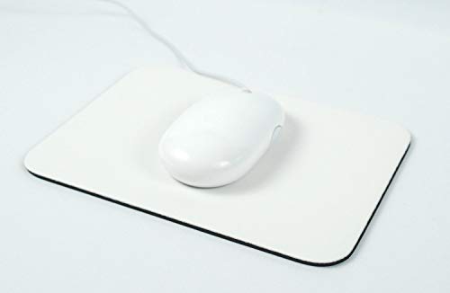 InterPro Leather White Mouse Pad (with Synthetic Non Slip Base)