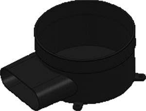Pluggit Boquilla angular DN150-PK150 con protección EVWS4