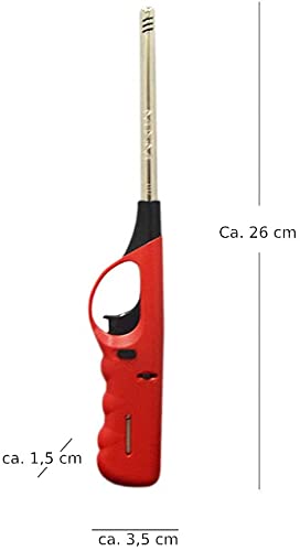 Stabfeuerzeug Druline 3er Set nachfüllbar aus Kunststoff und Metall