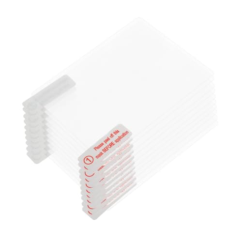 WEKADRIN 10pièces Film Adhésif Transparent Résistant Aux Hautes Températures pour Caméra De Bord Autocollants Électrostatiques Et Épaissis pour Pare-Brise De Voiture