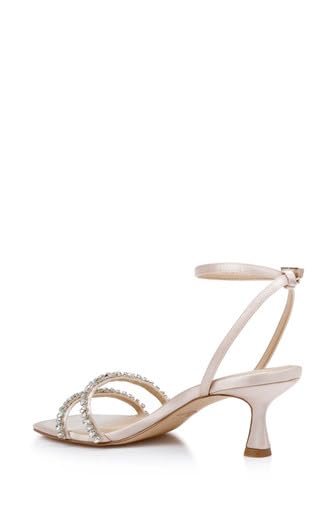 Jewel Badgley Mischka Marley Kitten Heel Sandal4