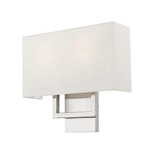 Image of Livex Lighting 50994-91 Pierson Wall Sconce, Brushed Nickel