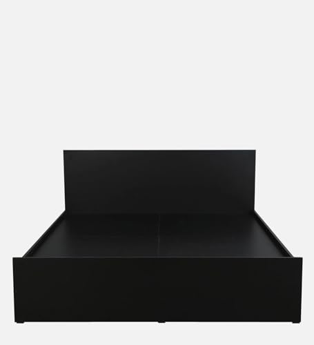Image of Mintwud Pepperfry Solid Engineered Wood Persia King Size Bed Without Storage | Space Saving Wooden Palang Furniture | Suitable for Living Room, Bedroom, Hotel (Wenge Finish)