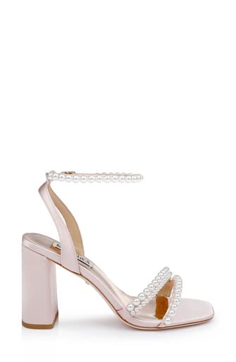 Image of Badgley Mischka Women's Feisty Pearl Block Heel