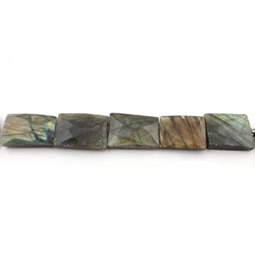 Labradorite flat rectangle briolettes idéales pour concevoir un pendentif central unique - 2