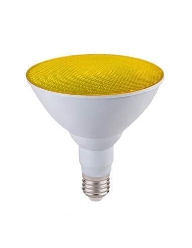 Bombilla de LED PAR38 15W E27 amarilla IP65