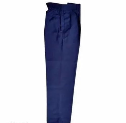Image of Kendriya Vidyalaya KV School Uniform Pants for Boys and Girls, Half Elastic, Readymade, Comfortable and Durable Trouser