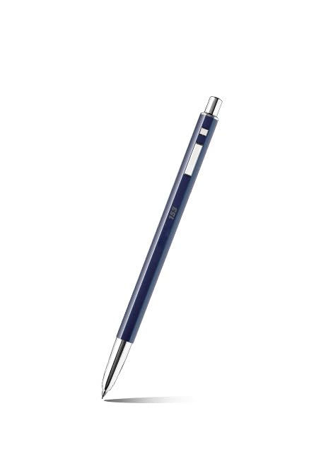 Bolígrafo de punta de bola de 1.0mm con cuerpo de metal Midnight y tinta negra 2