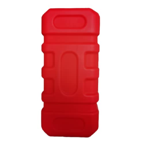 DEF 77.8L 20.55 Gallon Boat Fuel Tank Outboard Fueling Tank with Hose Connector Replacement for Marine Outboard Motor Plastic Fuel Tank, 15.4\" x12.2\" x32\" Red