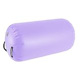 FBSPORT Aufblasbare Air Roll, 100x60cm Aufblasbare Luft Rollen, Yoga Gymnastik Zylinder, Gymnastikmatte, Gym Air Barrel, Air Tumbling Track, Sportmatte für zuhause mit Tragetasche, Outdoor, Fitness
