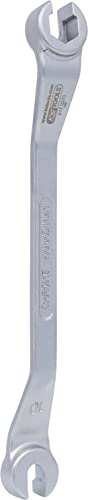 Image of KS Tools 517.0270 10 x 11mm Chrome+ Brake Pipe Spanner