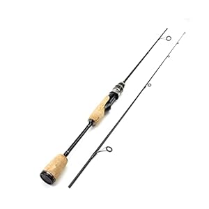 Telescopische hengel 1.68M Ultra Light Lokken Rod ul Power 2-6G Lokken Gewicht 3-7LB Carbon Fiber Houten Handvat Spinning Hengel Vistuig Draagbare Hengel