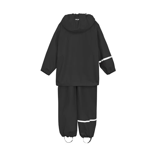Image of CeLaVi European Kids Rain, Mud and Snow Suit for Boys Girls with Detachable Hood, Waterproof 2 Pcs Rain Set or Onepiece