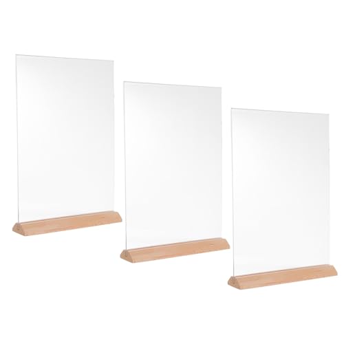 Porte-affiche incliné transparent support menu polyvalent
