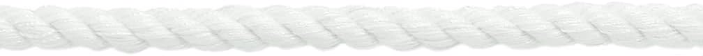 DÉCOPRO 24 Yard Package / 3/8 inch Large Optical White Color Decorative Cord/Basic Trim Collection/Style# 0038NL-CR Color: First Snow - A1 / 72 Ft / 21.9M