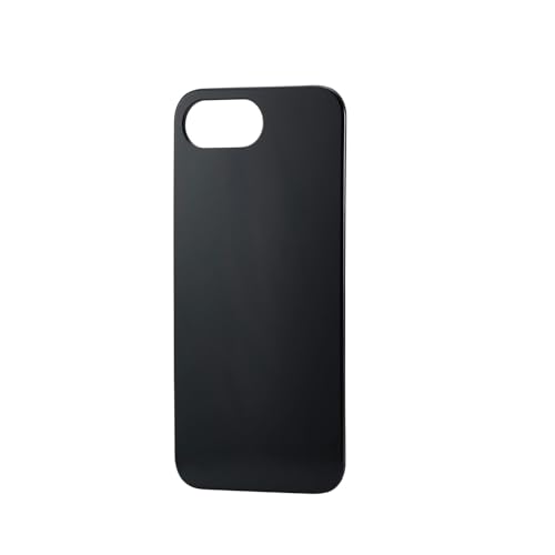 �G���R�� iPhone 17e/16e �o�b�N�p�l�� �p�b�N�v���[�g �w�ʃV�[�g �i�m�T�N�V���� [���x�ł��t���O���\] ���C�����X�[�d�Ή� �u���b�N PM-A25SMPPCBK