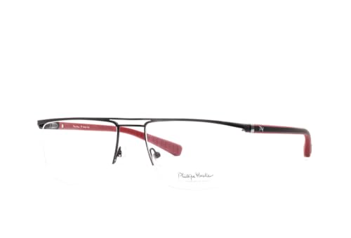 Image of 9860 Unisex Rectangle Half Rim Spectacle | Rectangle Shape Eyewear Frame | Modern Design | Everyday Fashion Accessory