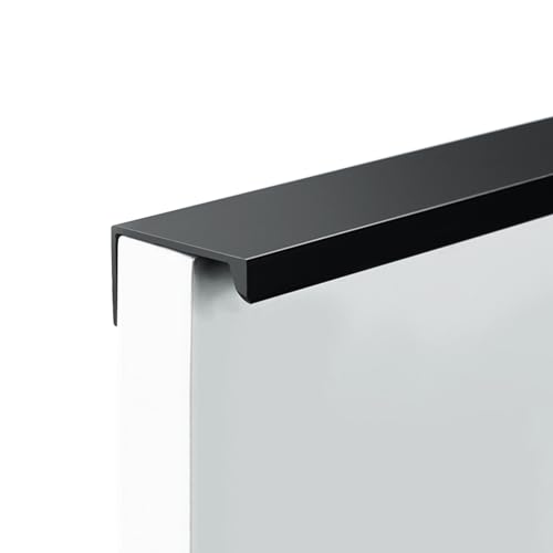 Mango oculto empotrable de aluminio de 1 pieza para cajones con tornillos 2