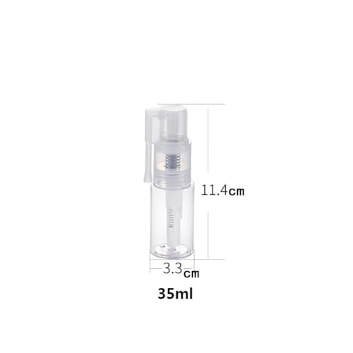 Botellas de spray de plástico transparente para pasteles que evitan manchas de brillo en papel 4