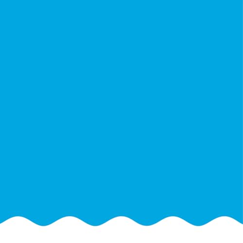 Smartline 15 ft x 30 ft Oval Swimming Pool Liner | Solid Blue | Overlap Style | 54 Inch Wall Height | 25 Gauge Heavy Duty Virgin Vinyl | Designed for Steel Sided Above Ground Pools