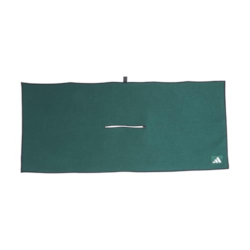 adidas Unisex Club Microfiber Golf Towel, Collegiate Green, No Size