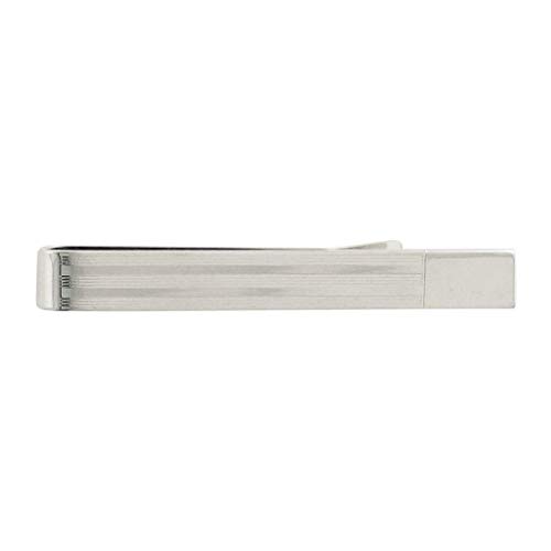 David Donahue Men's Sterling Silver Slide On Tie Bar (TB310202)