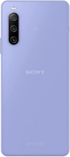 Sony Xperia 10 IV - 6 Inch 21:9 Wide OLED display - Triple Lens Camera - 3.5 mm audio jack - 5000mAh - 161g - SIM free - Dual SIM hybrid - Purple