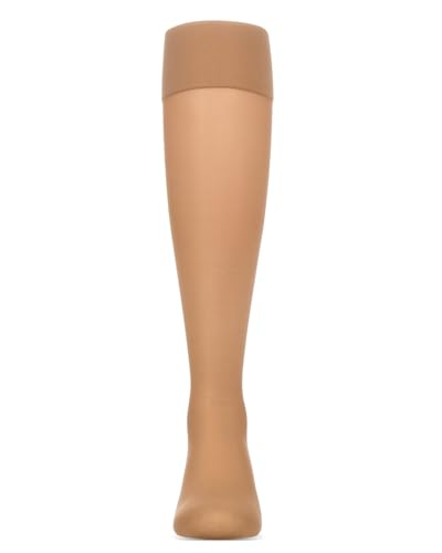 MeMoi Women's Silky Sheer 30 Denier Knee High Sock3