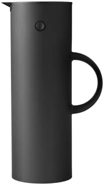 Stelton Isolierkanne EM77 - Doppelwandige Isolierkanne für heiße  