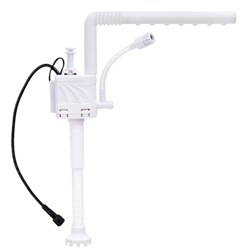 URUQ Fish Tank Pump Replacement: Aquarium Accessories Small Ultra Silent Water Pump Compatible with 2-Gallon URUQ Beta Fish Aquariums White