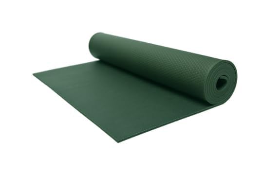 Yoga Mat 4mm Thick | Non-Slip Exercise Mat for Home & Gym | Workout, Meditation & Fitness Mat for Men & Women (Green, 4 mm)