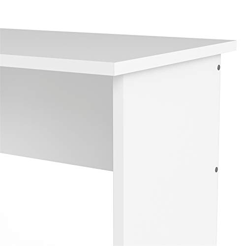 Tvilum Whitman Desk With 3 Drawers, White #TOP4