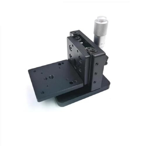 Lab Precision Manual Lifting Table Micrometer Head Vertical Drive Height Adjustment 43x47MM Displacement Table PT-SD13M