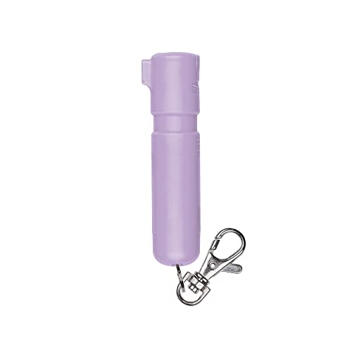 Sabre Mighty Discreet Pepper Spray, 16 Bursts, 12-Foot (4-Meter) Range, Ultra-Compact Design Is Easiest To Carry, 40 Percent Smaller Than Other Pepper Sprays, Uv Marking Dye, Snap Clip, Key Chain #TOP26