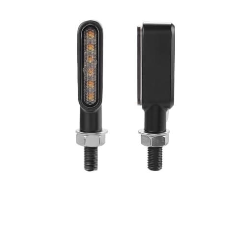 Clignotant coulant de moto ambre 12V à indicateurs LED dynamiques