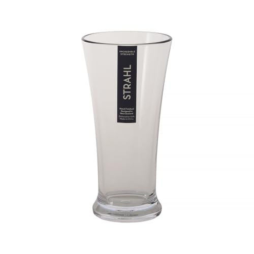 Strahl Design+ Contemporary Pilsner Glass, 14 Ounce