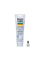 Super Synco Lube 21030 - Synthetisches Mehrzweckfett mit Syncolon (PTFE), 85g Tube + 10201 Aufsatz/Applicator