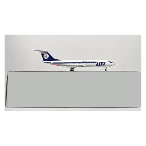 Modelo de avión 1/400 para 62412 TU-134 Polaco SP-LHD de aleación miniatura coleccionable clásico