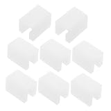 Beatifufu 8 Piezas Protectores de Esquinas de Silicona Transparente para Seguridad Infantil Diseño Adaptable Forma para Tiradores Armarios Goma Suave Anticolisión para Bebés Kit de
