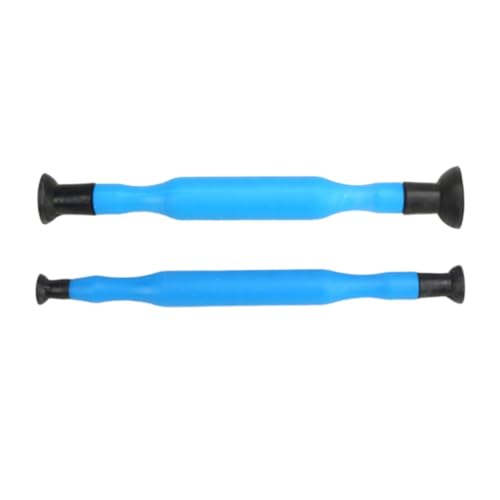 Image of MUELODSIC 2pcs Blue Rubber Grinding Stick Tool for Car Engine Valves with Double Ended Suction Cups, Manual Valve Lapping Tool for Auto Repair and Car Repair, Suitable for Small and Large