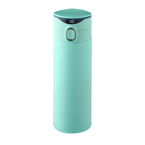 Botella de agua con pantalla LED de temperatura, taza de viaje de doble pared aislada al vacío, material de la botella de agua, café, pequeña, grande, para mujeres, a prueba de fugas y hombres