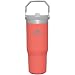 Produktbild Stanley The IceFlow Flip Strohhalm Becher aus hochwertigem 18/8-Edelstahl, Farbe: Guava, Fassungsvermögen: 0.89l, Größe: Ø9 x 24,5 cm, 675801