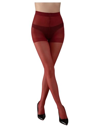 Image of SOLY HUX Women's High Waisted See Through Tights Party Club Stockings Pantyhose