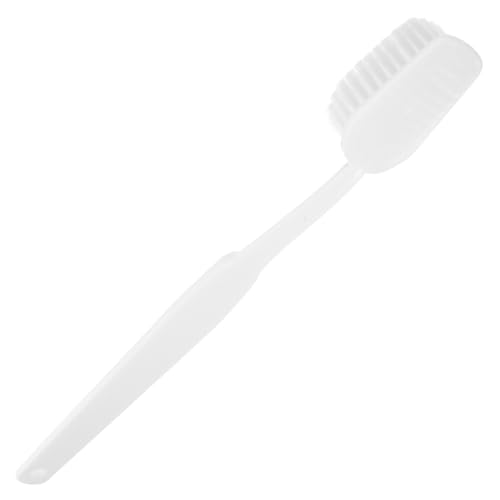 Image of POPETPOP Giant Toothbrush Oversized Novelty Toys: Super Toothbrush Pet Grooming Brush - Wonderful Comedy Item for Costume Take Picture Comedy Party Favors (White)