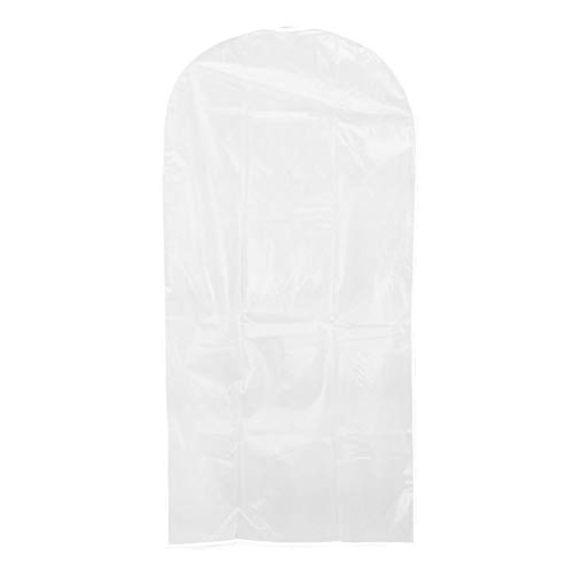 5pcs Multi Size Clothes Hanging Bag Washable Plastic Wardrobe Storage Bag